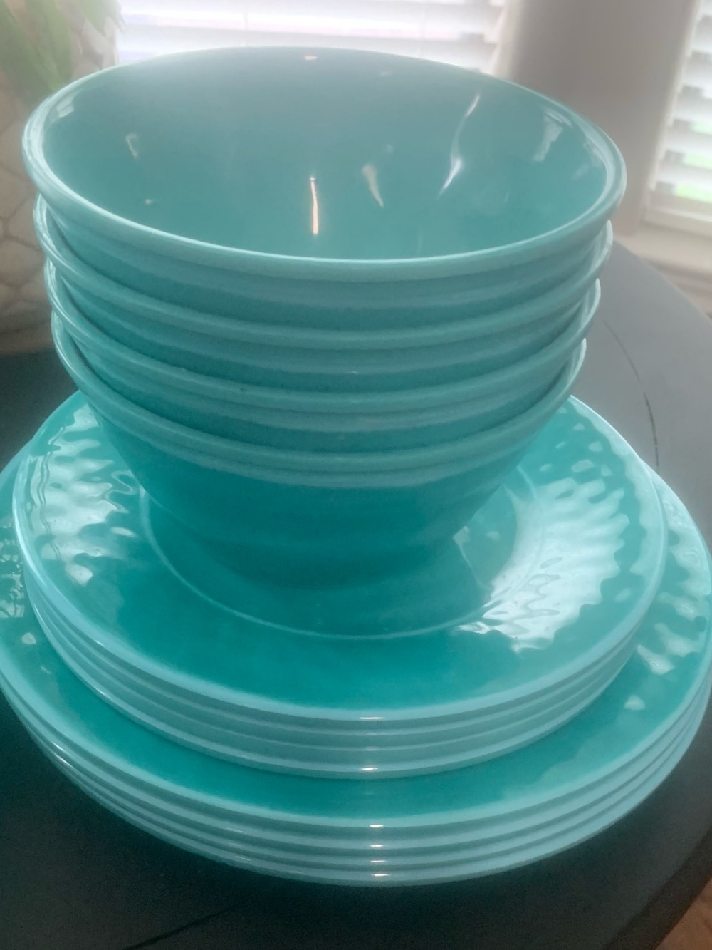 Ceramic Turquoise Dinnerware Set - Home Dining